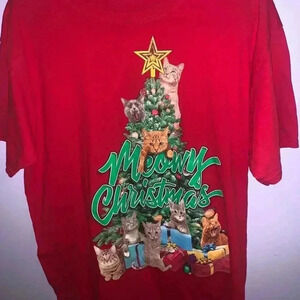 Meowy Christmas Shirt